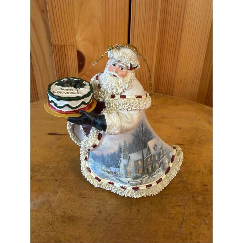 2004 Ashton Drake Olde World Santa Ornament Thomas Kinkade (7226)
